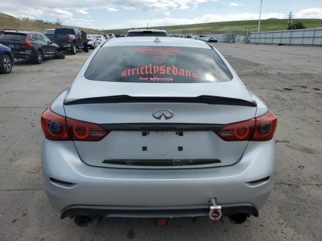 JN1BV7ARXEM700448 - 2014 INFINITI Q50 BASE SILVER photo 6