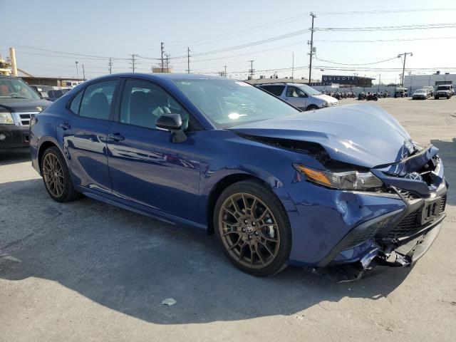 4T1T11AK3PU117022 - 2023 TOYOTA CAMRY SE NIGHT SHADE BLUE photo 4