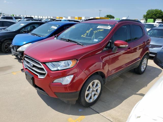MAJ3S2GEXLC347980 - 2020 FORD ECOSPORT SE 勃艮第红 照片 1