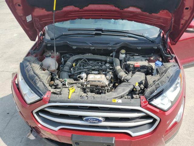 MAJ3S2GEXLC347980 - 2020 FORD ECOSPORT SE 勃艮第红 照片 12