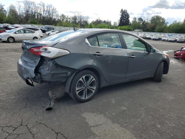 KNAFZ4A82E5078296 - 2014 KIA FORTE EX CHARCOAL photo 3