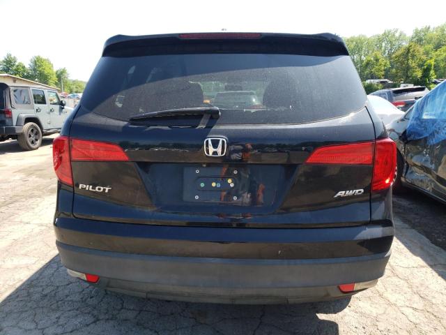 5FNYF6H32GB096177 - 2016 HONDA PILOT EX BLACK photo 6