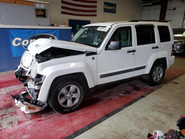 1J8GN28K68W283944 - 2008 JEEP LIBERTY SPORT WHITE photo 1