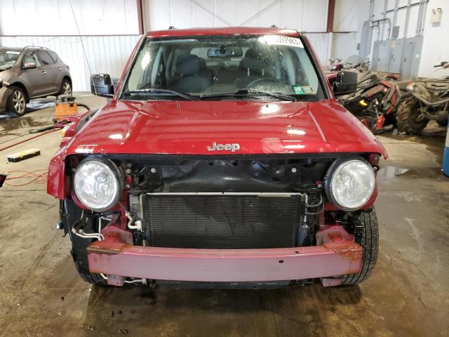 1C4NJRFBXCD689736 - 2012 JEEP PATRIOT LATITUDE RED photo 5