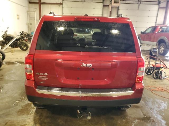 1C4NJRFBXCD689736 - 2012 JEEP PATRIOT LATITUDE RED photo 6