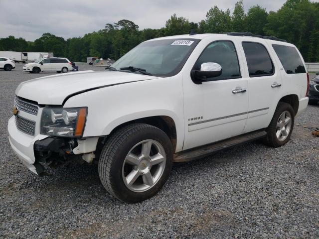 1GNSCCE03ER108259 - 2014 CHEVROLET TAHOE C1500 LTZ WHITE photo 1