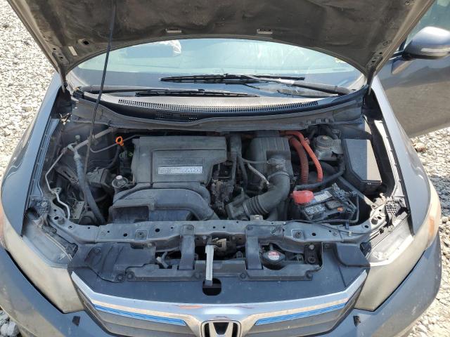 JHMFB4F35CS002492 - 2012 HONDA CIVIC HYBRID L GRAY photo 11