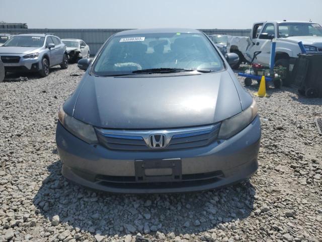 JHMFB4F35CS002492 - 2012 HONDA CIVIC HYBRID L GRAY photo 5