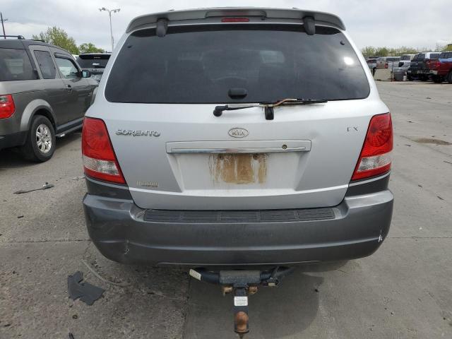 KNDJC733355425121 - 2005 KIA SORENTO EX SILVER photo 6