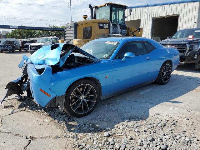 2C3CDZFJ2GH101959 - 2016 DODGE CHALLENGER R/T SCAT PACK BLUE photo 1