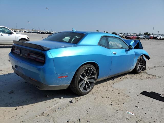 2C3CDZFJ2GH101959 - 2016 DODGE CHALLENGER R/T SCAT PACK BLUE photo 3