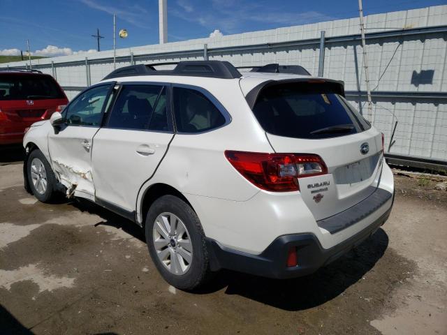 4S4BSAFCXK3363168 - 2019 SUBARU OUTBACK 2.5I PREMIUM WHITE photo 2