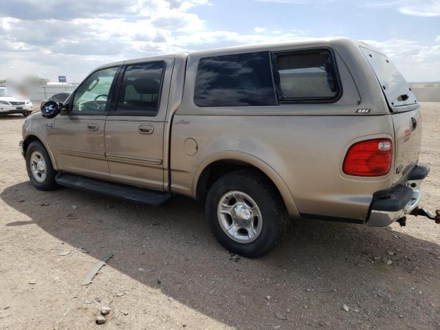 1FTRW07L83KC31095 - 2003 FORD F150 SUPERCREW TAN photo 2