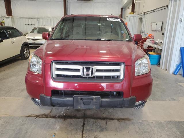 5FNYF18476B000859 - 2006 HONDA PILOT EX BURGUNDY photo 5