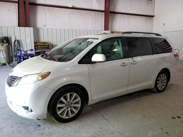 5TDDK3DC5BS018012 - 2011 TOYOTA SIENNA XLE WHITE photo 1