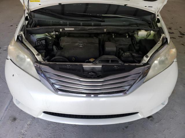 5TDDK3DC5BS018012 - 2011 TOYOTA SIENNA XLE WHITE photo 12