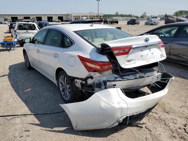 4T1BD1EB2GU054329 - 2016 TOYOTA AVALON HYBRID WHITE photo 2