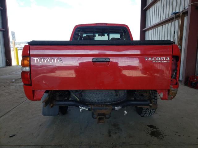 5TESM92N12Z882857 - 2002 TOYOTA TACOMA XTRACAB PRERUNNER წითელი ფოტო 6