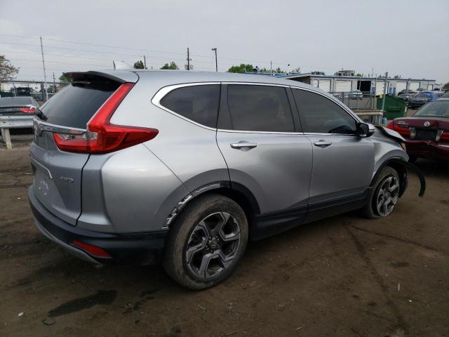 JHLRW2H87KX015345 - 2019 HONDA CR-V EXL SILVER photo 3