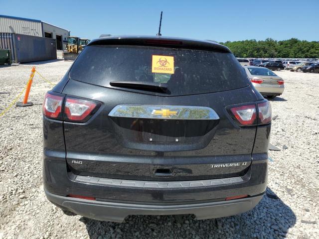 1GNKVHKD0EJ366252 - 2014 CHEVROLET TRAVERSE LT BLACK photo 6