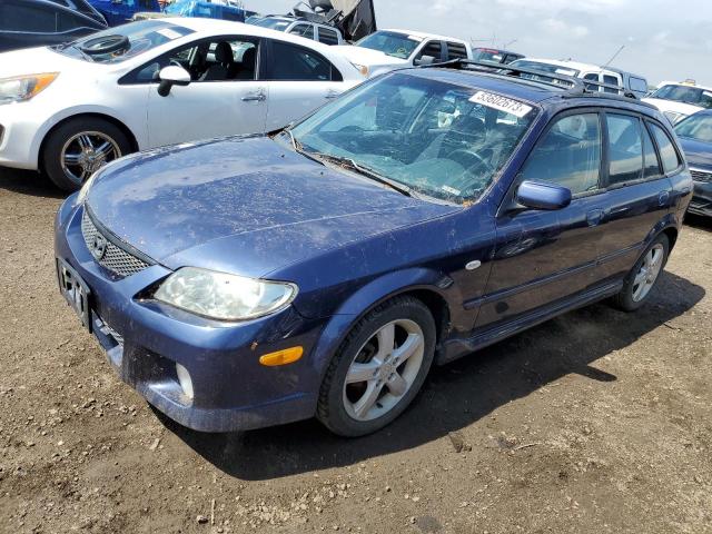 JM1BJ245231127337 - 2003 MAZDA PROTEGE PR5 BLUE photo 1