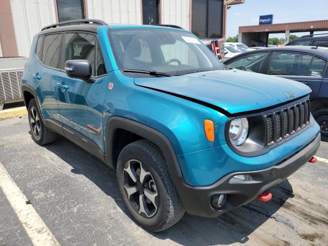 ZACNJDC18MPM48868 - 2021 JEEP RENEGADE TRAILHAWK TURQUOISE photo 4