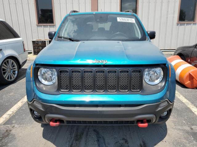 ZACNJDC18MPM48868 - 2021 JEEP RENEGADE TRAILHAWK TURQUOISE photo 5