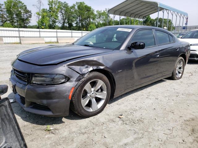 2C3CDXHG6FH843852 - 2015 DODGE CHARGER SXT GRAY photo 1