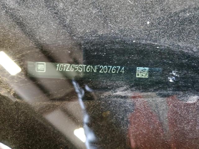 1G1ZG5ST6NF207674 - 2022 CHEVROLET MALIBU RS 黑色 照片 12