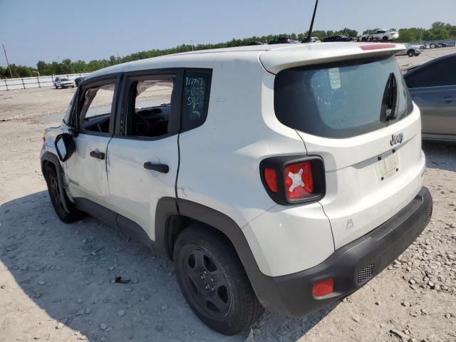 ZACCJAAW2GPD73659 - 2016 JEEP RENEGADE SPORT WHITE photo 2