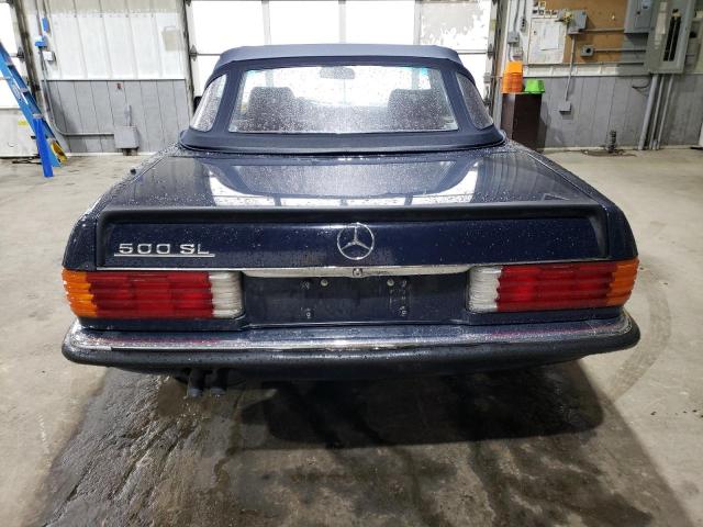 WDB1070461A005414 - 1984 MERCEDES-BENZ 500SL BLUE photo 6