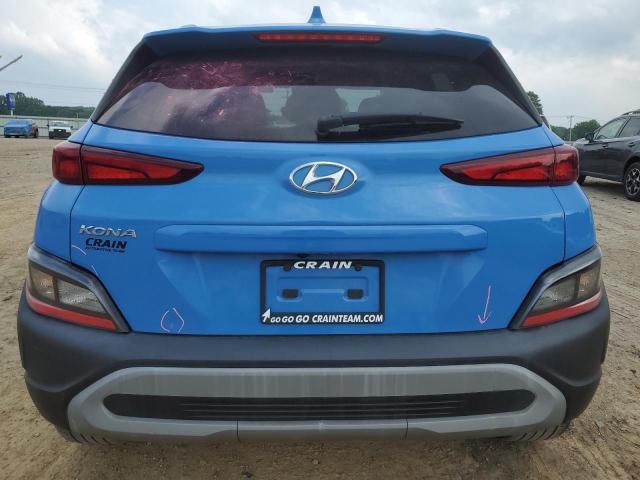 KM8K32AB6NU772204 - 2022 HYUNDAI KONA SEL BLUE photo 6