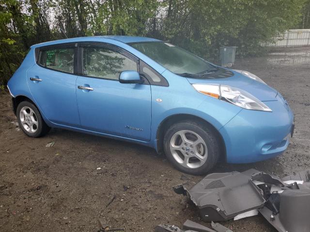 JN1AZ0CPXCT025206 - 2012 NISSAN LEAF SV BLUE photo 4