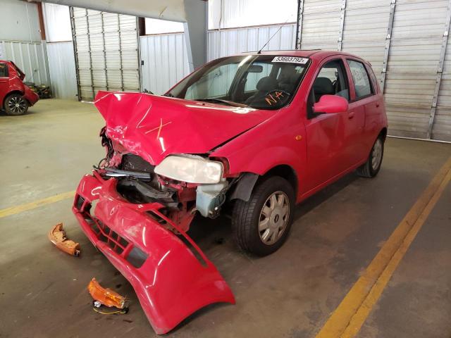 KL1TJ62614B199981 - 2004 CHEVROLET AVEO LS 红色 照片 2