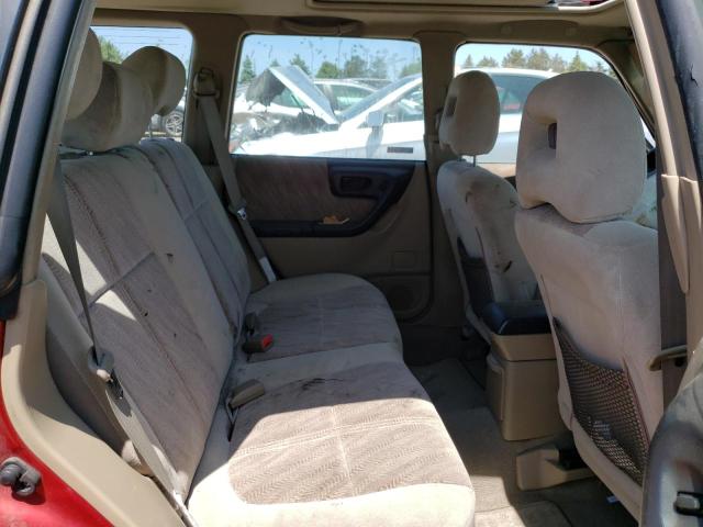 JF1SF65652H738264 - 2002 SUBARU FORESTER S წითელი ფოტო 10