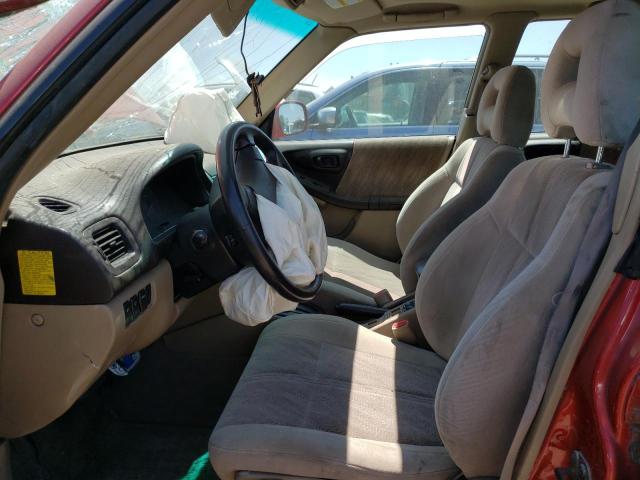 JF1SF65652H738264 - 2002 SUBARU FORESTER S წითელი ფოტო 7