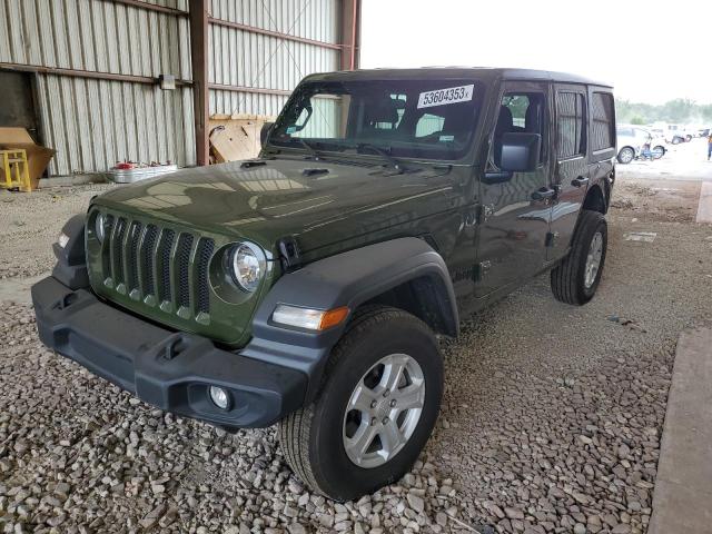 1C4HJXDG6PW531047 - 2023 JEEP WRANGLER SPORT GREEN photo 1