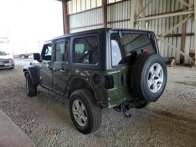 1C4HJXDG6PW531047 - 2023 JEEP WRANGLER SPORT GREEN photo 2