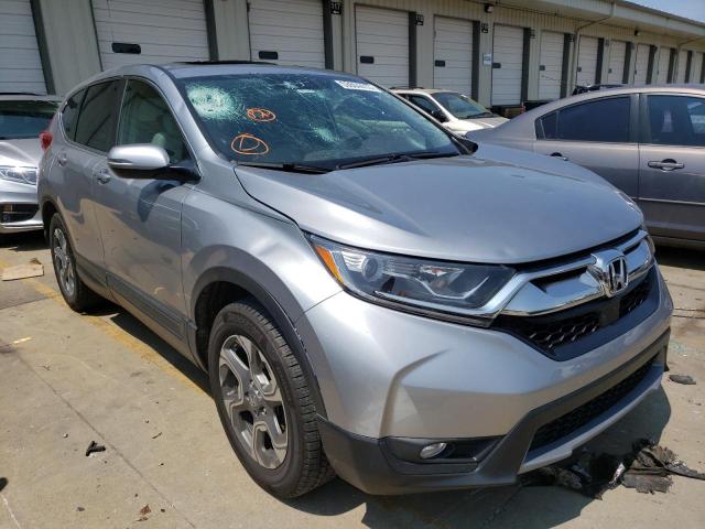 2HKRW2H55HH686889 - 2017 HONDA CR-V EX SILVER photo 4