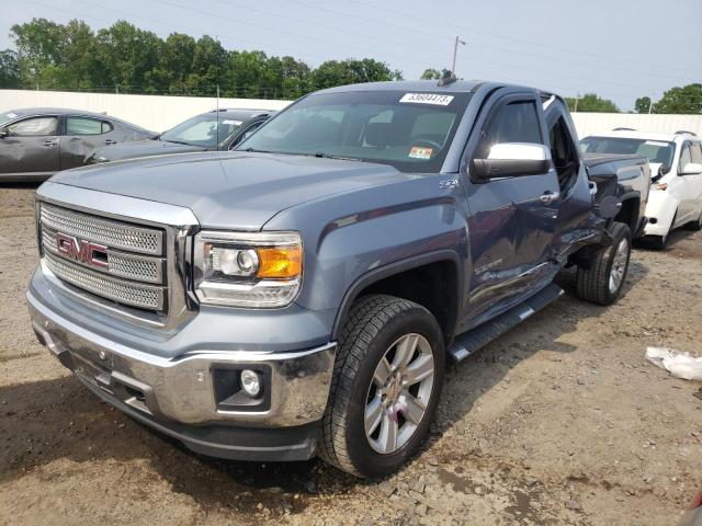 1GTV2VEJ7FZ324579 - 2015 GMC SIERRA K1500 SLT BLUE photo 1