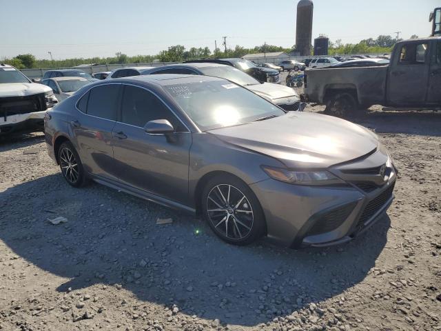 4T1S11AK8RU253872 - 2024 TOYOTA CAMRY SE NIGHT SHADE SILVER photo 4