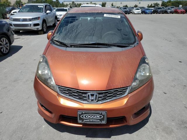 JHMGE8H5XCC012673 - 2012 HONDA FIT SPORT ORANGE photo 5