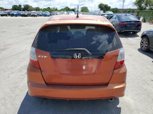 JHMGE8H5XCC012673 - 2012 HONDA FIT SPORT ORANGE photo 6