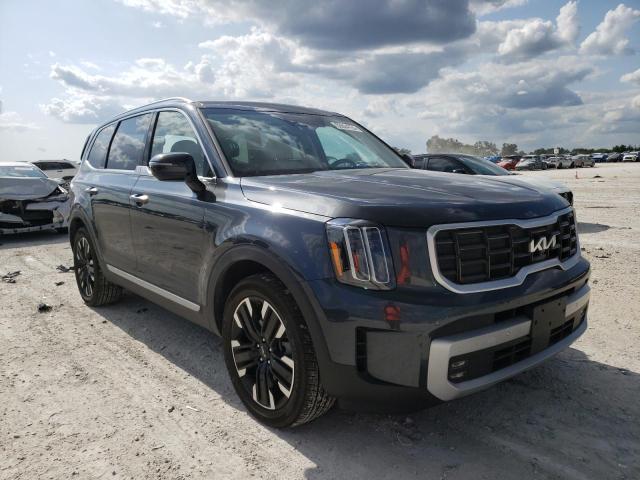 5XYP5DGCXPG379620 - 2023 KIA TELLURIDE SX GRAY photo 4