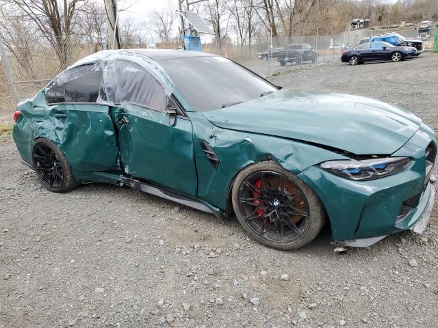 WBS43AY08RFT62048 - 2024 BMW M3 COMPETITION GREEN photo 4