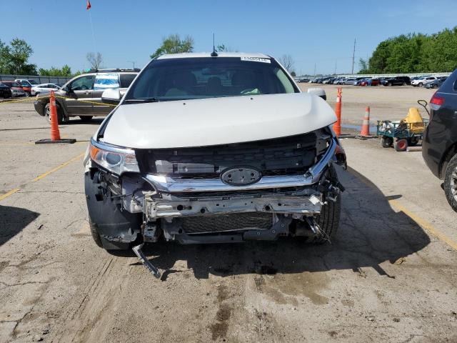 2FMDK3JC8DBB52128 - 2013 FORD EDGE SEL WHITE photo 5