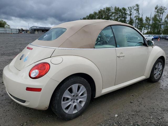 3VWPF31Y68M420774 - 2008 VOLKSWAGEN NEW BEETLE CONVERTIBLE S CREAM photo 3