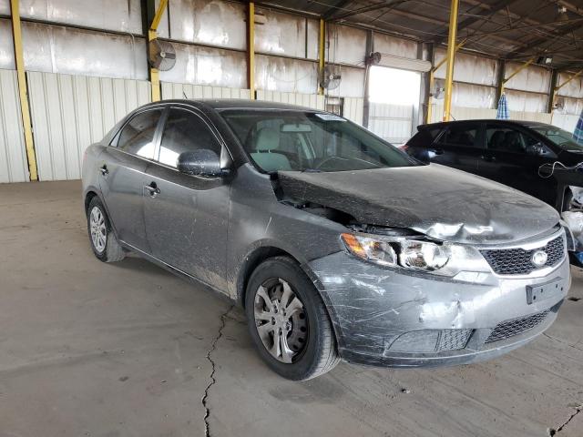 KNAFU4A22D5739169 - 2013 KIA FORTE EX GRAY photo 4