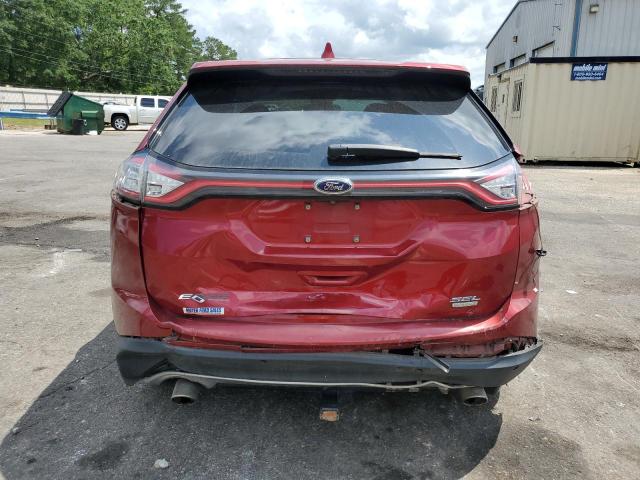 2FMPK3J91GBC34661 - 2016 FORD EDGE SEL RED photo 6