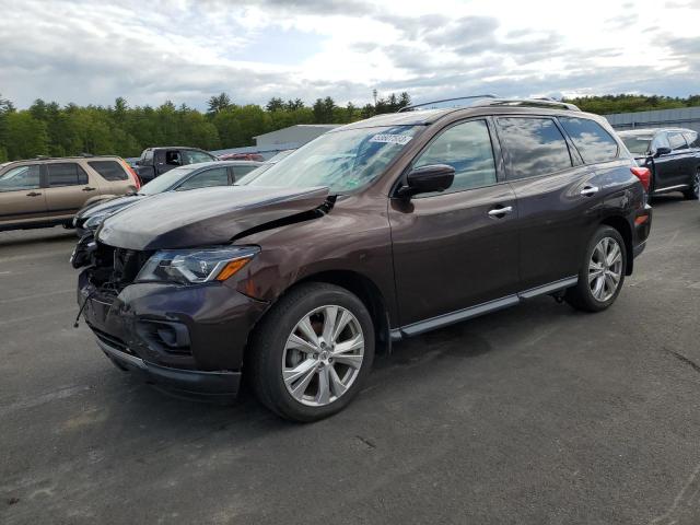 5N1DR2MM1KC602502 - 2019 NISSAN PATHFINDER S BURGUNDY photo 1